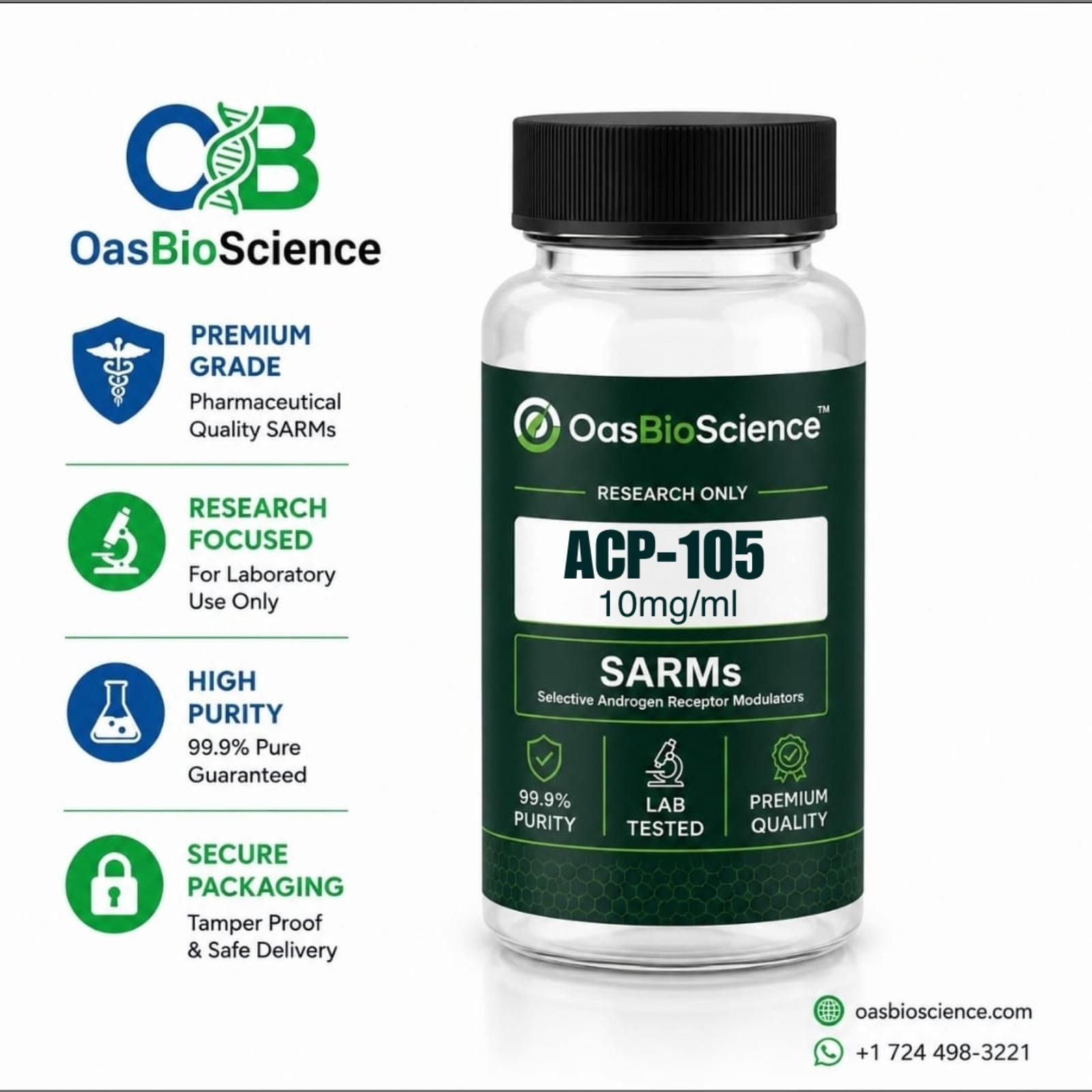 ACP-105 — Research SARM Compound ACP-105 SARM research compound laboratory material