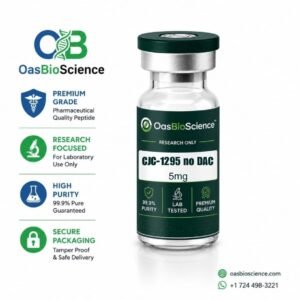 Meta Description: Buy CJC-1295 No DAC peptide 5mg for laboratory research. High-purity lyophilized powder (≥98% by HPLC), securely packaged, laboratory tested, and shipped in temperature-protected packaging for research use only.