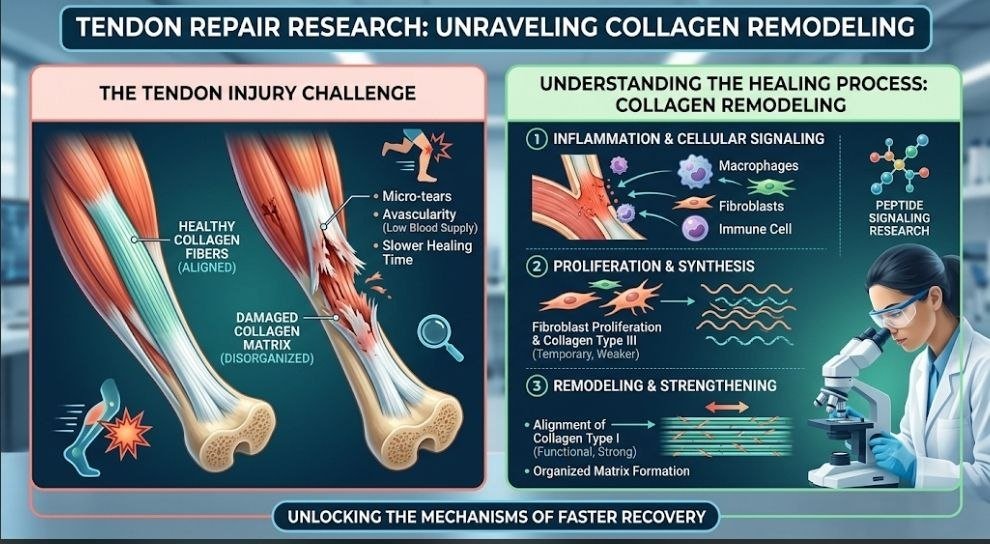 Can BPC-157 Heal Tendon Injuries? 9 Powerful Facts Researchers Should Know Can BPC-157 heal tendon injuries? BPC-157 tendon repair research and collagen remodeling