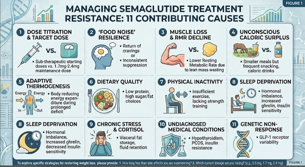 Semaglutide Weight Loss Plateau: Why Am I Not Losing Weight on Semaglutide?