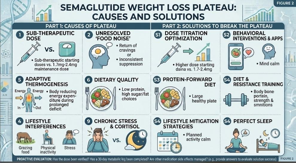Why Am I Not Losing Weight on Semaglutide? : Semaglutide Not Working: Common Reasons for Weight Loss Plateau and Troubleshooting