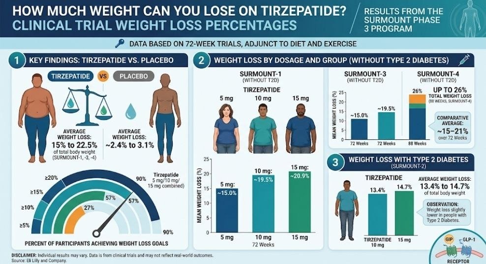 How Much Weight Can You Lose On Tirzepatide? 7 Powerful Facts & Real Results
